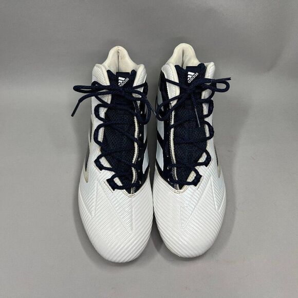 Adidas Freak‎ Carbon Football Cleats Men's Size 13 White Blue Mid Athletic Shoes - Picture 3 of 16